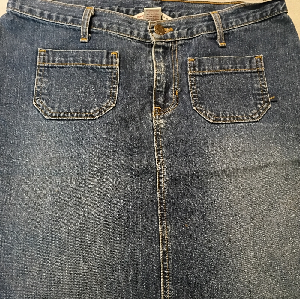 Classic Blue Denim Women's Jean Skirt